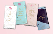 Load image into Gallery viewer, A Gift From The Gods Pack of 4 Chocolate Bars