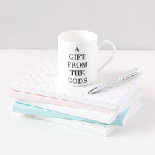 Load image into Gallery viewer, A Gift From The Gods Slogan White Mug
