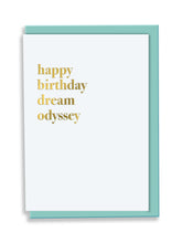Load image into Gallery viewer, Pack of 6 Happy Birthday Greeting Cards Typography