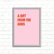 Load image into Gallery viewer, A Gift From The Gods A3 Wall Art Print - Pink 3D Colour Pop