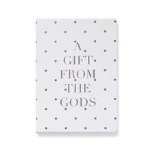 Load image into Gallery viewer, A Gift From The Gods Polka Dot White A6 Notebook
