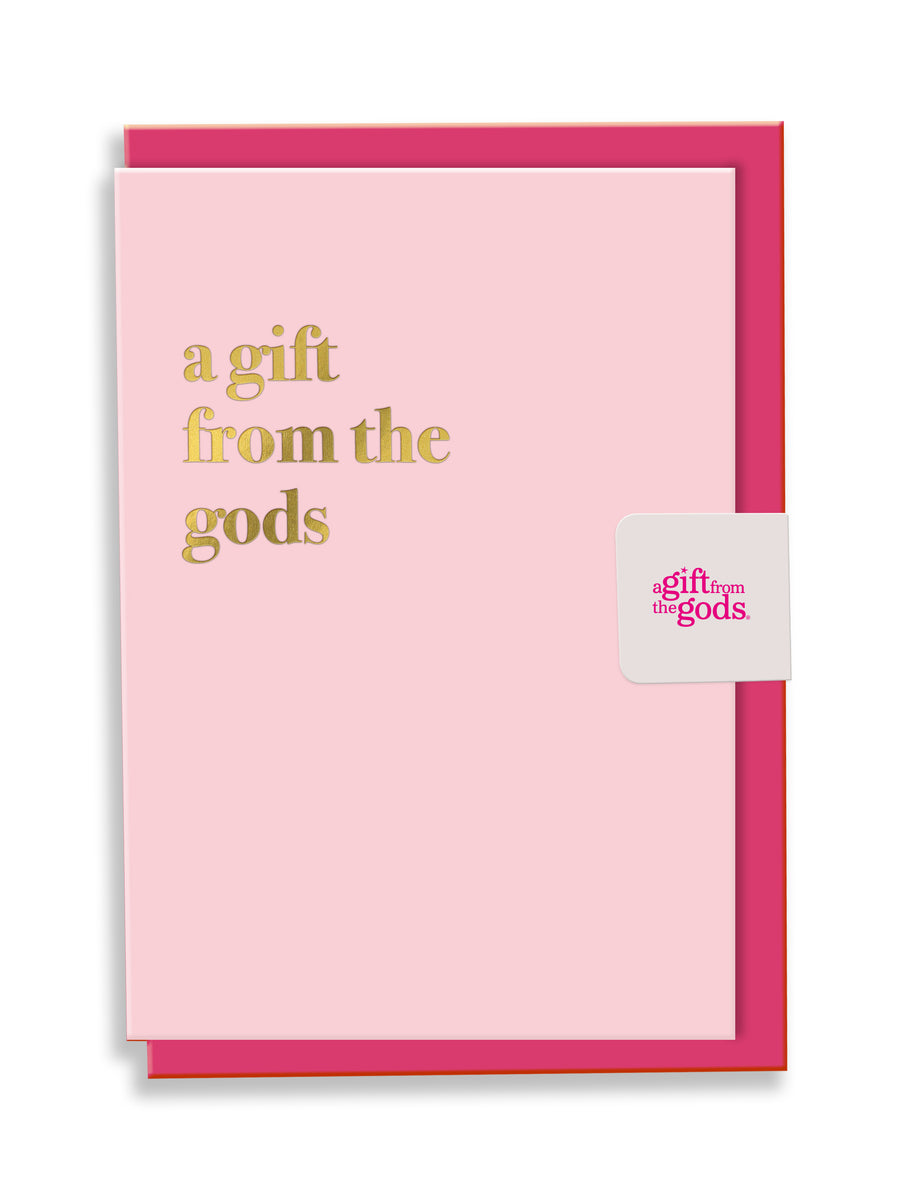 Goddess Inspiration Greeting Card - Typography – A Gift From The Gods