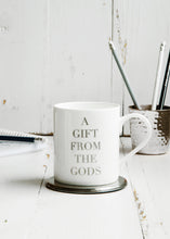 Load image into Gallery viewer, A Gift From The Gods White Mug and Trinket Dish Set

