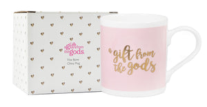 A Gift From The Gods Pink Mug and Trinket Dish Set