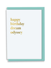 Load image into Gallery viewer, Pack of 6 Happy Birthday Greeting Cards Typography
