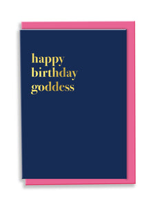 Pack of 6 Happy Birthday Greeting Cards Typography