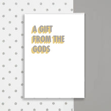 Load image into Gallery viewer, A Gift From The Gods Greeting Card - White 3D Colour Pop
