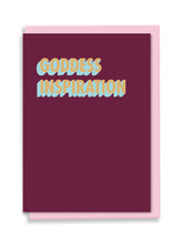 Load image into Gallery viewer, Goddess Inspiration Greeting Card - 3D Colour Pop
